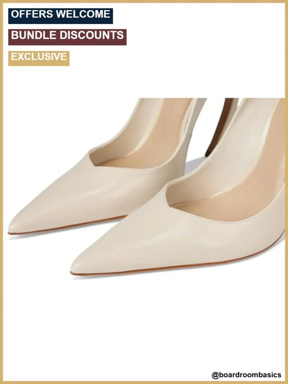 Leather Pumps Pointed Toe Stiletto Heel Slip-On Evening Party